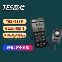 台湾泰仕 TES1339专业级照度计 TES-1339手持式亮度测量表