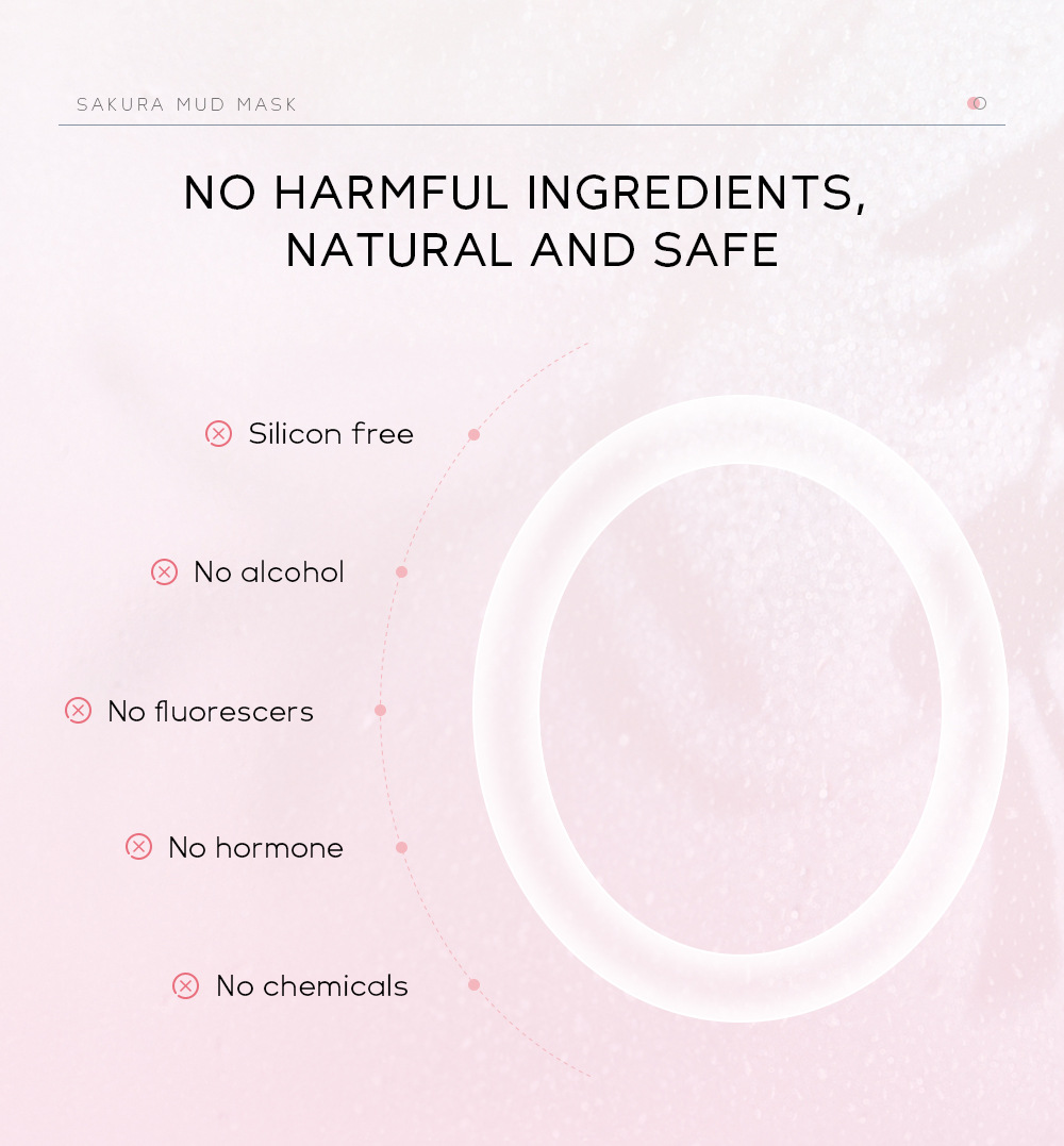 Cross-border QUIYUM Cherry Blossom Mask Mud (Color Box) 30g Cleansing, Hydrating and Moisturizing FDA factory wholesale in stock undefined