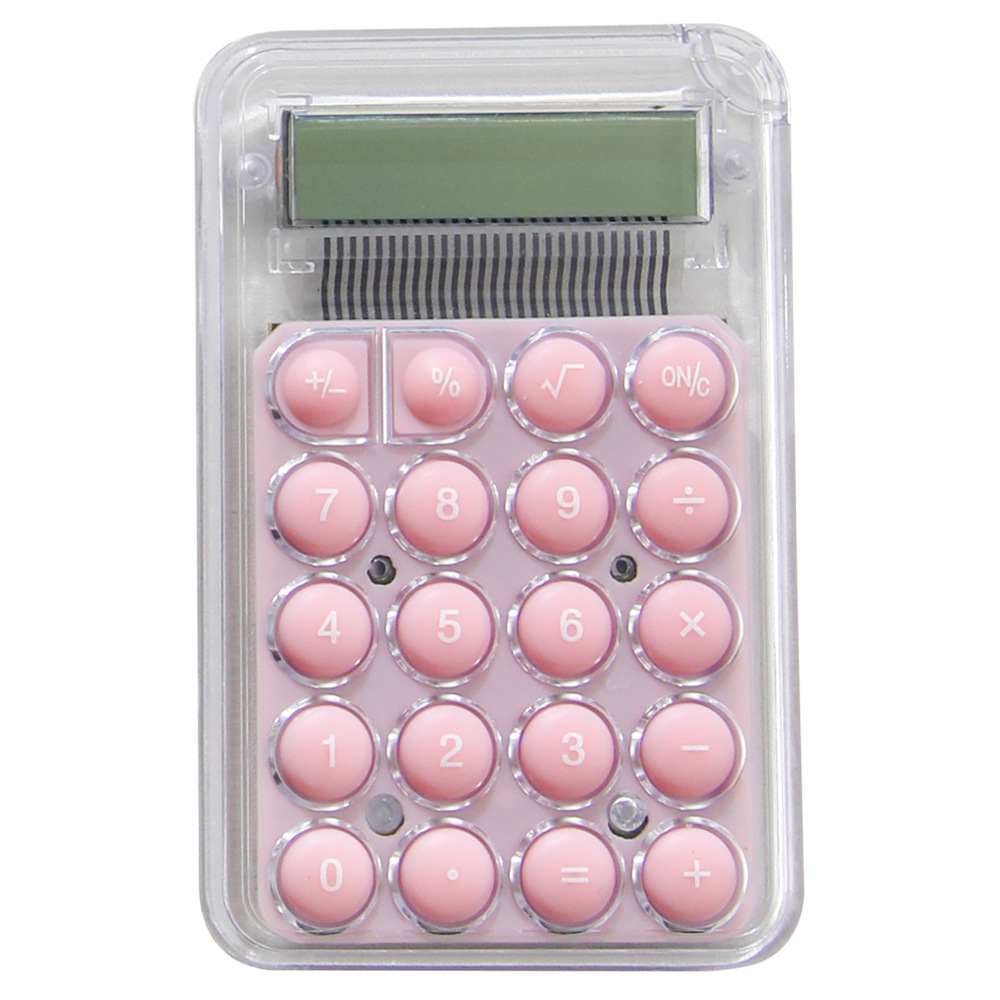 Mini simple macaron color calculator cartoon cute high value electronic gift candy color portable computer 5