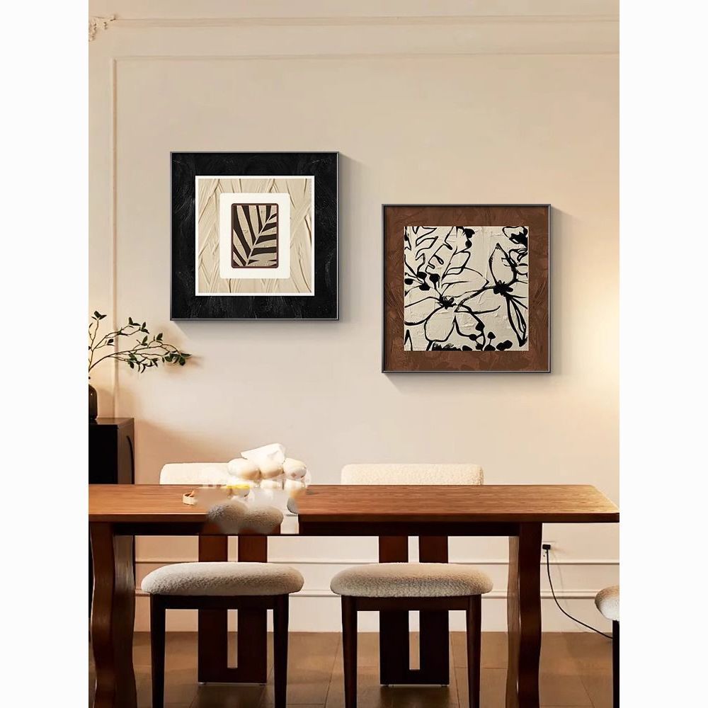 Medieval Style Living Room Decoration Painting 2024 New Sofa Background Wall Mural French Retro Restaurant Hanging Painting