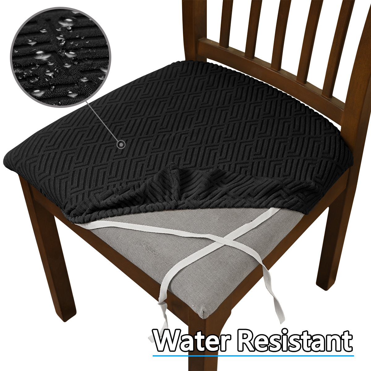 Nuevo juego de banco de laberinto impermeable jacquard transfronterizo con cuerda general anti-agarre de gato funda de cojín de asiento de hotel SHEIN emitida en nombre de