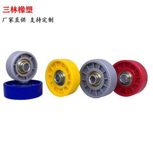 Factory supply unpowered telescopic conveyor nylon pulley automatic assembly line unloading slide Fulai wheel