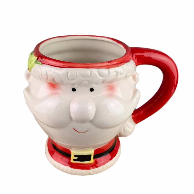 Navidad hervidor taza de café traje juego de té traje de gran capacidad leche olla cerámica pintada a mano Madre y niño olla regalo
