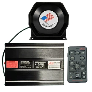 Wireless car siren horn, 200W vehicle-mounted loudspeaker, high-pitched alarm, AS7200D+ octagonal horn