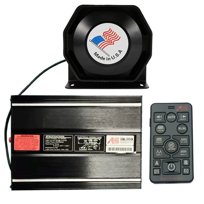 Wireless car siren horn, 200W vehicle-mounted loudspeaker, high-pitched alarm, AS7200D+ octagonal horn (Car horn/tweeter)