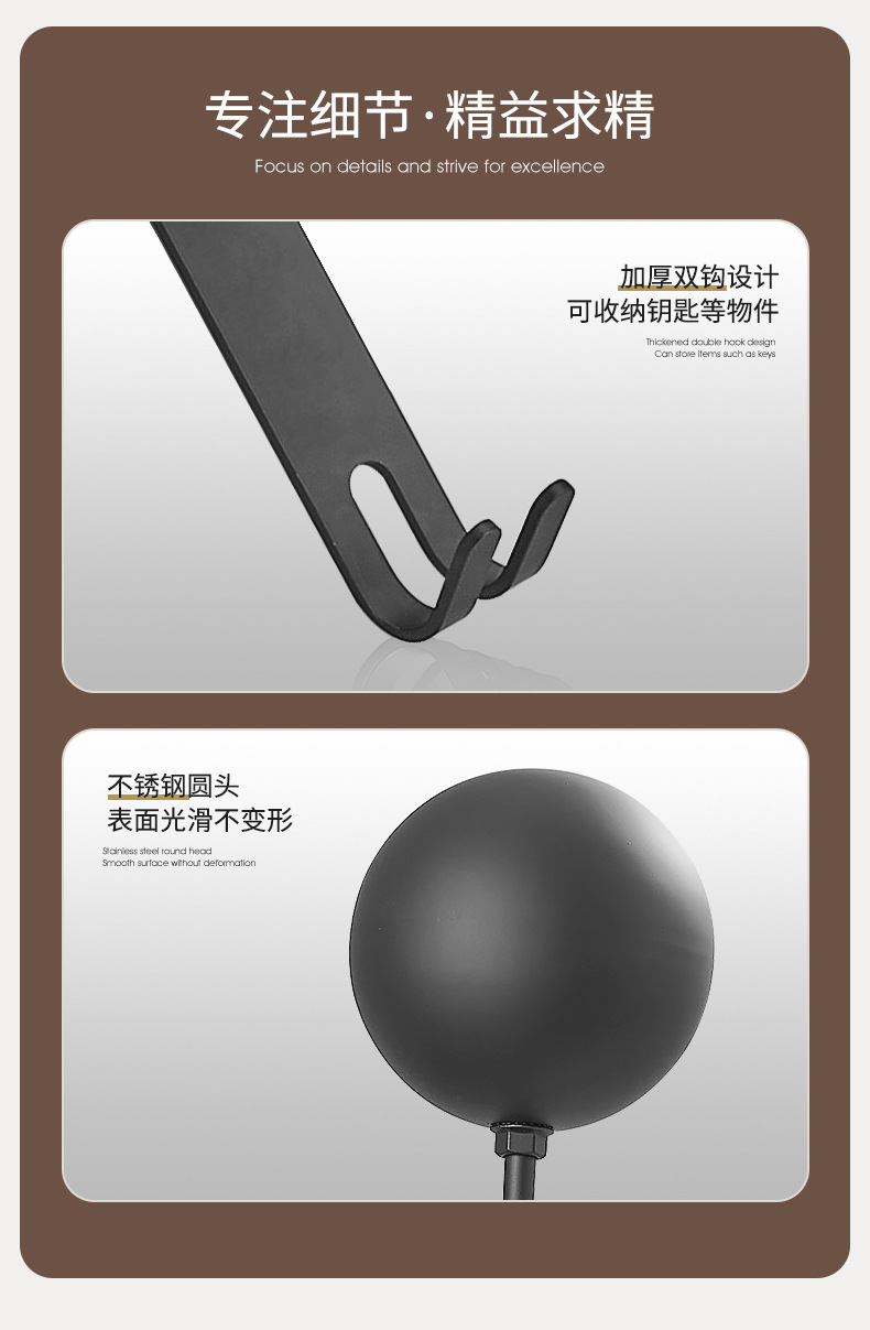 Wall-Mounted Motorcycle Helmet Holder Suitable for Various Types of Helmets, No-Drill Mounting Rack, Hat Storage Rack for Home Use