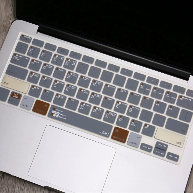 Накладка‑клавиатура (Apple) для MacBook Air/Pro — коралловая, серая, «звёздная» чёрная; для многих моделей