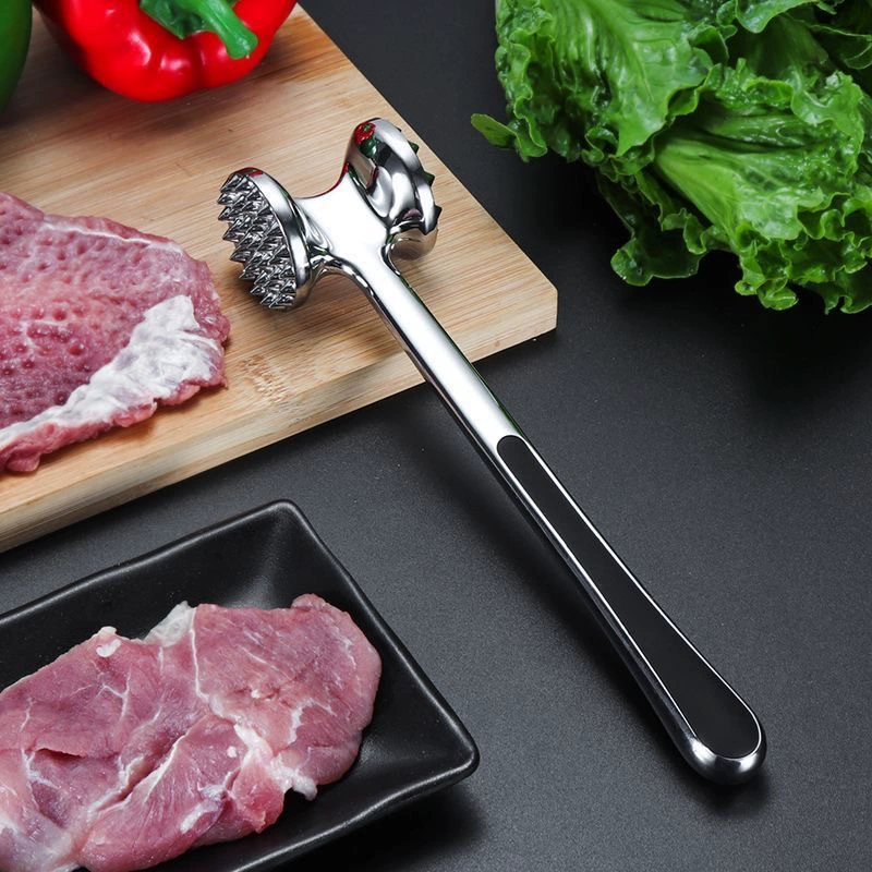 Кухонный молоток для отбивания мяса, стейк из говядины, стейк из говядины, сплавной тяг, нежное мясо, двусторонний молот для отбивания мяса дома