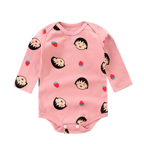 Bag fart clothes ins style baby jumpsuit newborn baby clothes spring and autumn long-sleeved pure cotton crawling clothes baby clothes