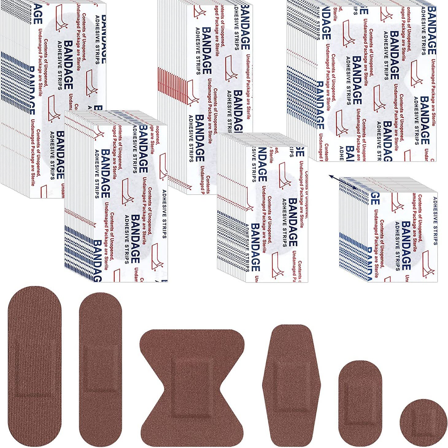 源头工厂设计印刷卡通弹力布创可贴纯色彩色织物弹性布创口贴|ms