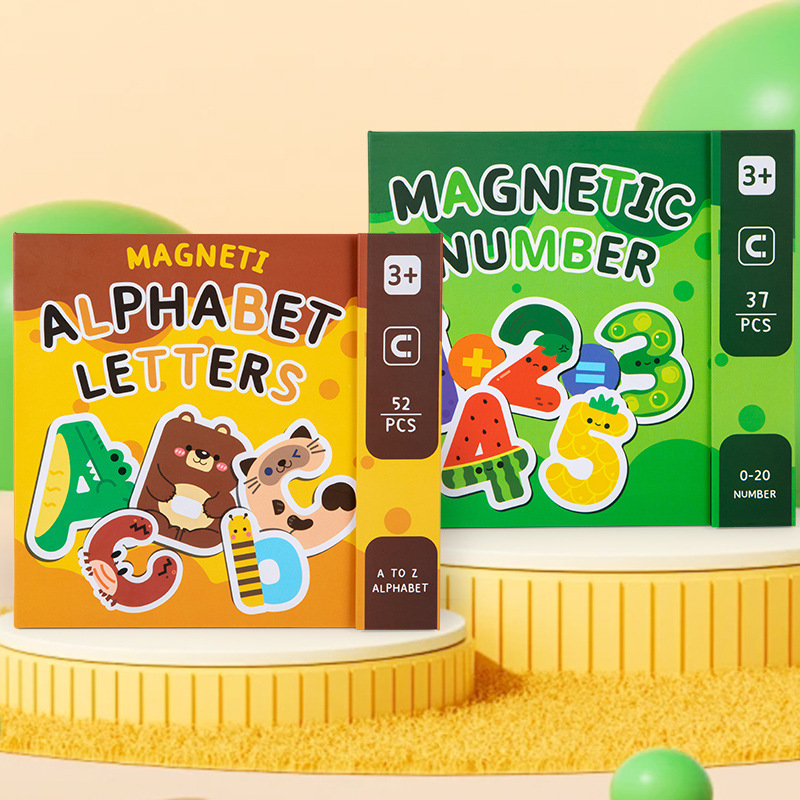 Adhesivos magnéticos para niños de la iluminación, juguetes de descomposición de aritmética numérica, matemáticas de jardín de infantes dentro de 20, ayudas para la enseñanza de suma y resta