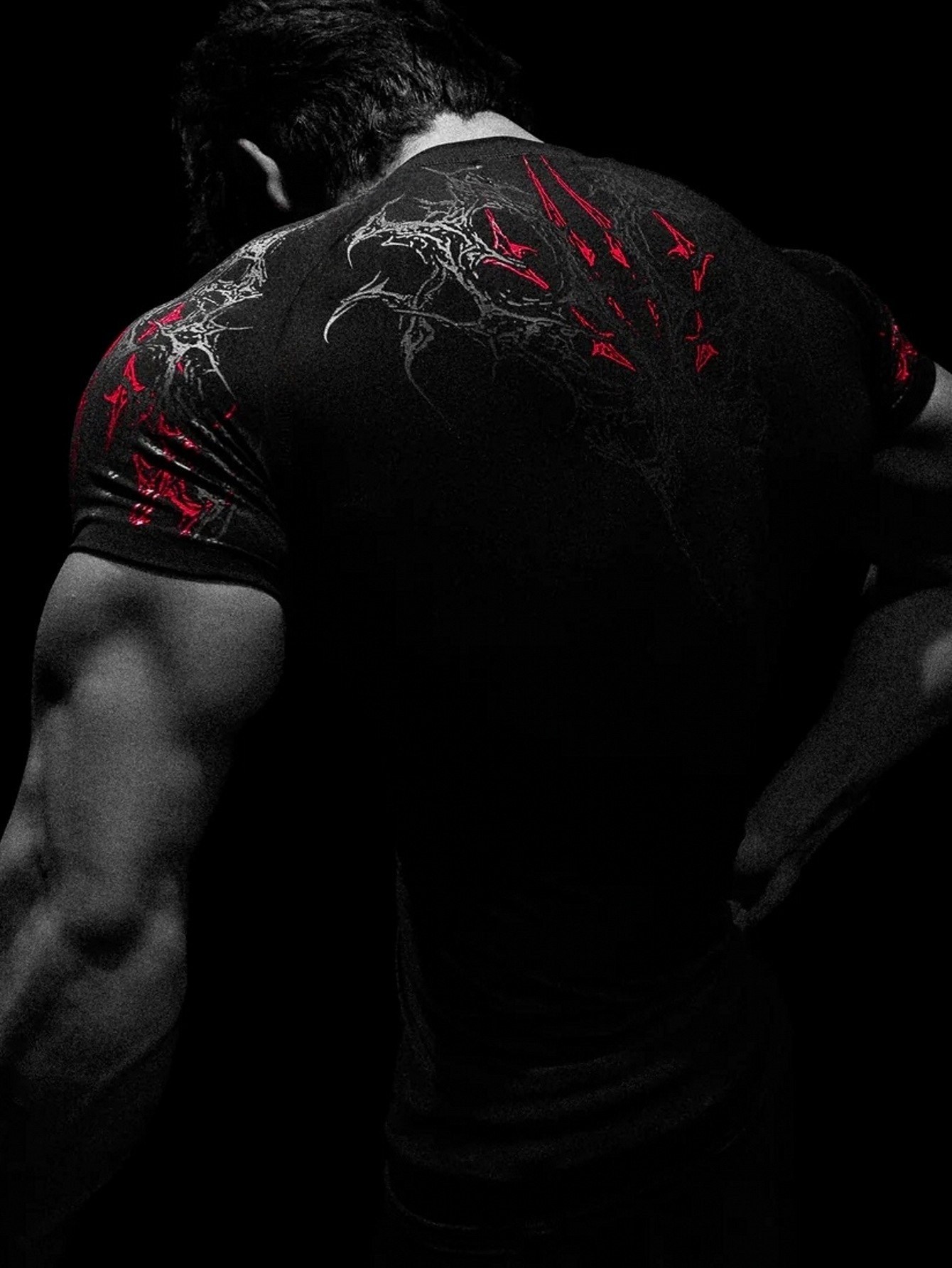 Breathedivinity Men's Fitness Top Sports Training Stretch Tight T-Shirt Cycling Quick-Dry Clothing 008_viptrois.com