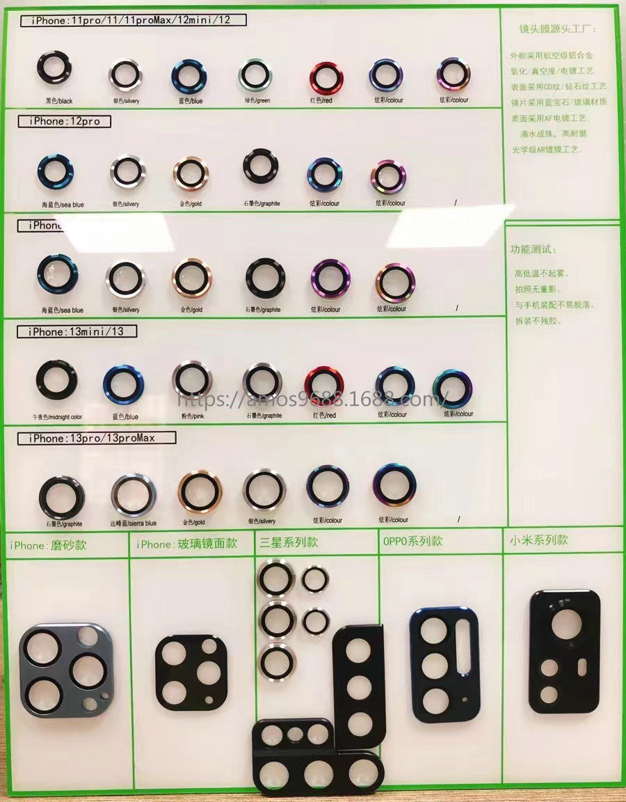 Applicable lens protection ring iPhone 13 Pro Max lens frame protector i12 accessories i11 accessories