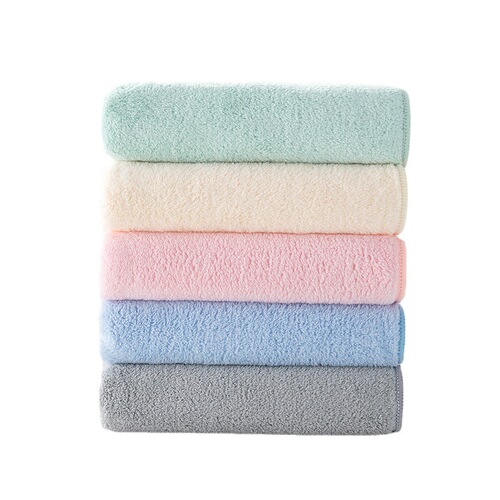 Xiangfeng coral velvet towel thickened soft absorbent face towel household adult and children face wash towel manufacturer wholesale