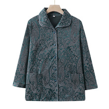 中老年女装妈妈装春装长袖外套60岁70奶奶春秋衣服老年人薄款衬衫