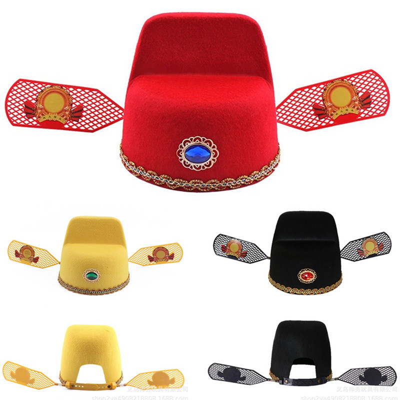 Ancient costume children's county official hat seven-product sesame official hat groom champion hat fortune hat red photography hat Ancient costume children's county official hat seven-product sesame official hat groom champion hat fortune hat red photography hat