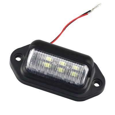 License plate lamp plate light 6LED taillight side