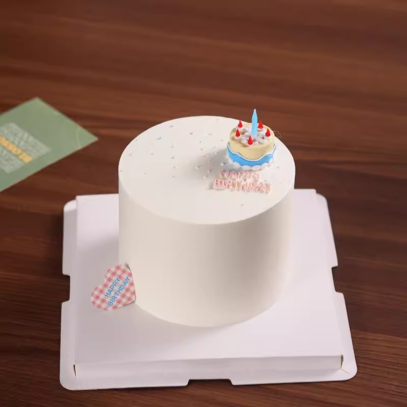 Ins pequeña cerámica fresca suave pequeño pastel decoración decoración chica amiga buena amiga postre de cumpleaños horneado inserción