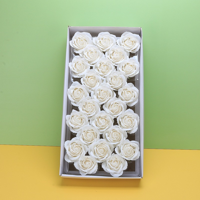 五層の石鹸の花の頭のシミュレーションのバラの手のギフトボックスの装飾の卸売りのバラの永遠の命の石鹸の花の工場は供給します。|undefined
