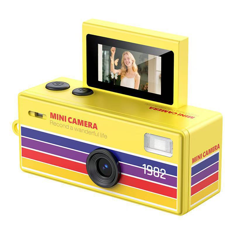 Pantalla flip transfronteriza mini cámara de pulgar fiesta estudiantil pequeña cámara deportiva de bolsillo para niños fotos y videos