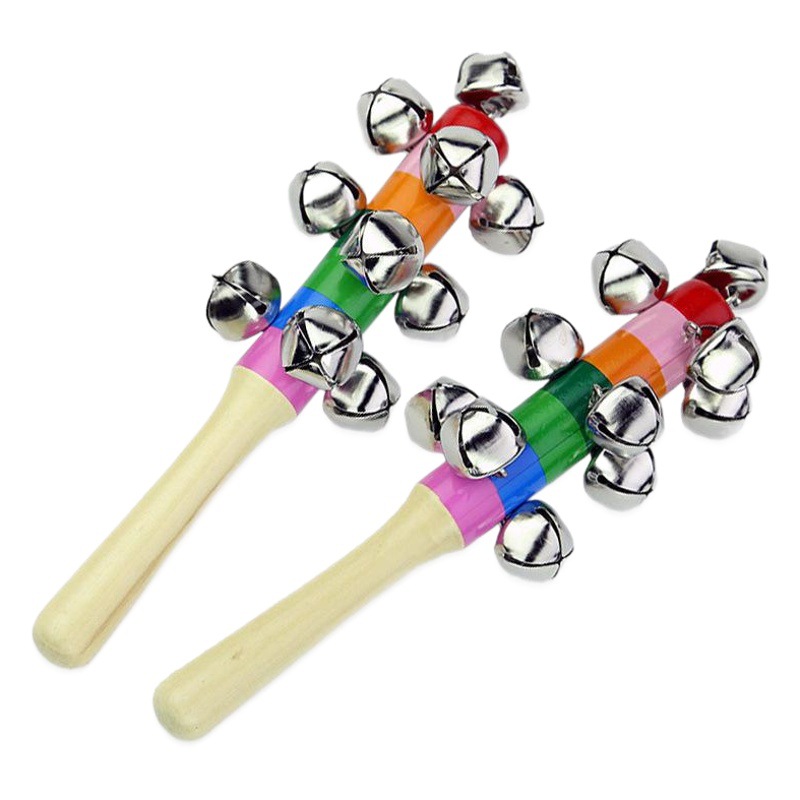 Colorido traqueteo niños bebé Arco Iris educativo traqueteo colorido Cruz infantil juguetes de educación temprana