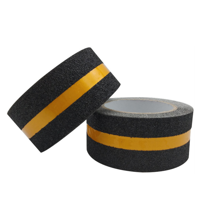 PET tira reflectante antideslizante cinta adhesiva esmerilada escalera advertencia de seguridad antideslizante antidesliz