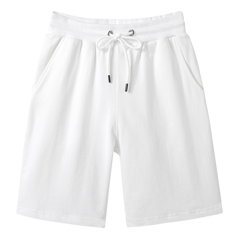 Casual de algodón transfronterizo deportivo transpirable pantalones cortos de verano de piernas anchas rectas grandes pantalones de cinco puntos image 4
