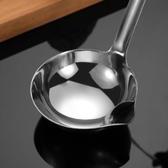 不鏽鋼隔油勺 廚房創意油湯分離勺濾油勺  家用火鍋喝湯瀝油湯勺