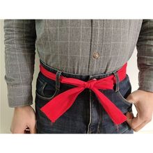 2条装本命年兔年红腰带卯兔双层可以穿腰带红布红腰带福字红裤带