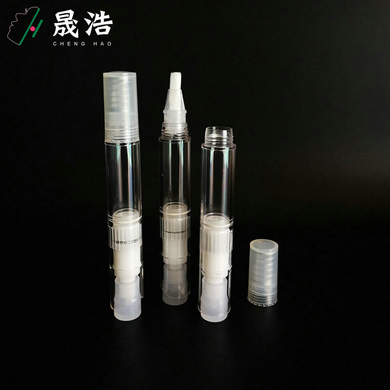 注塑6ML指甲油瓶牙齿美白洁牙笔护甲美甲营养油分装瓶美缝补漆笔