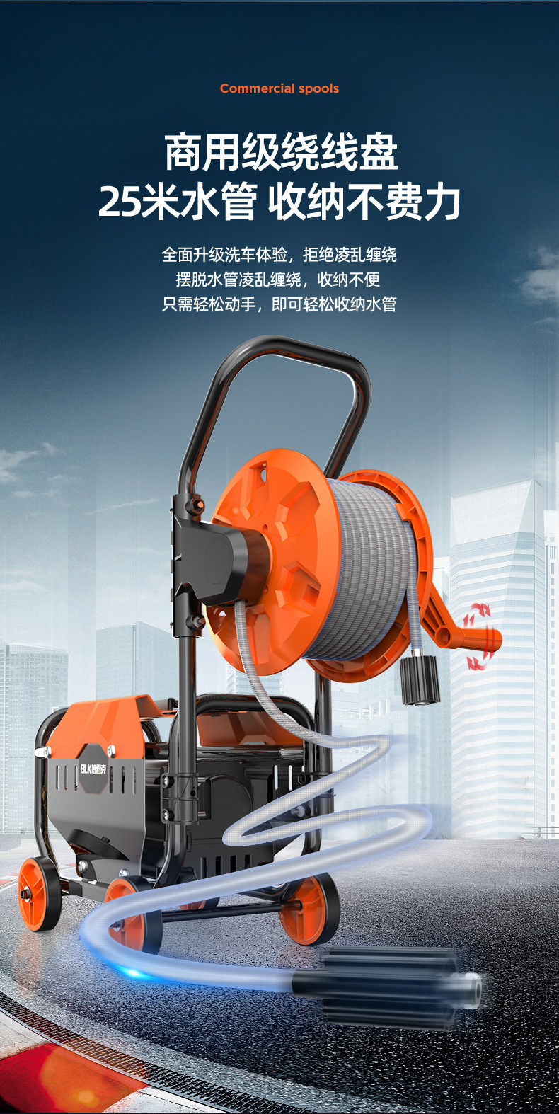 Factory Direct Sales Car Washing Machine Artifact Household 220V High-pressure Water Pump High-power Car Brush Water Gun Powerful Floor Washing Gun Steam