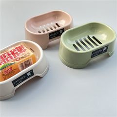 無臭排水石鹸箱大型石鹸箱背の高い家庭用透明石鹸箱蓋なし多層石鹸ラック石鹸皿浴室