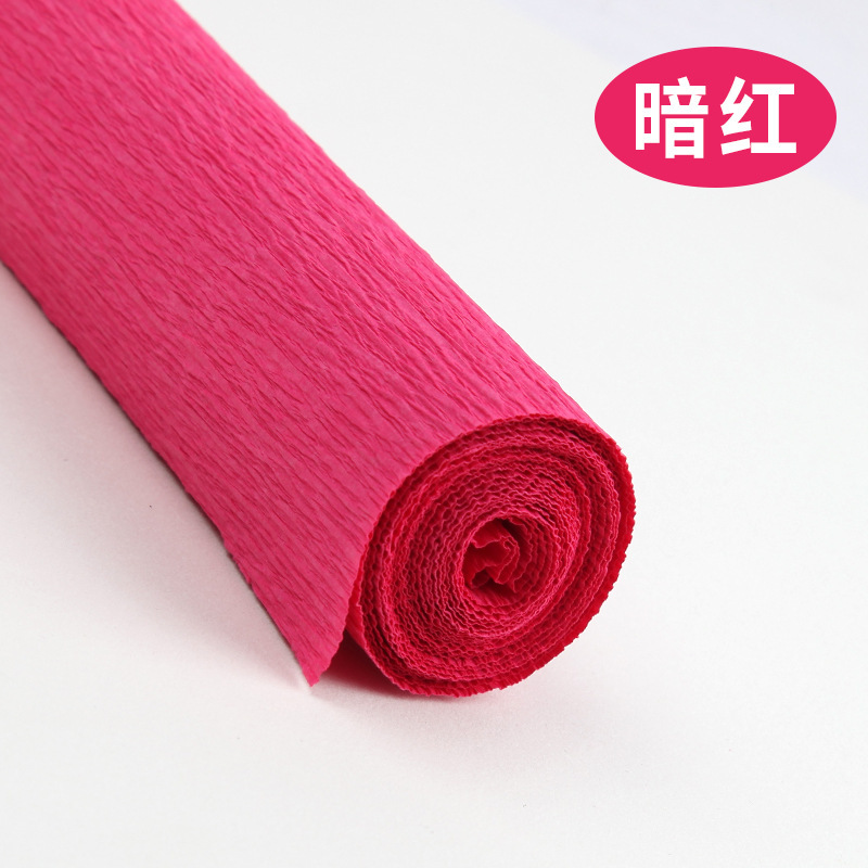 縁取り紙カラー厚手シワ紙手作り花制作材料紙diyシワ紙バラ手作り折り紙|undefined