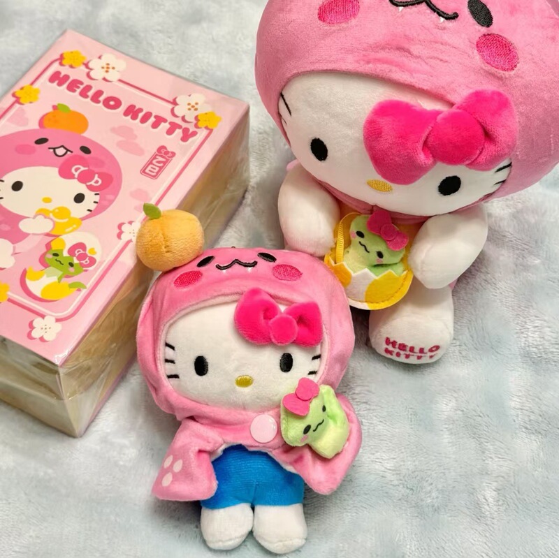 サンリオ蛇年ハローキティ漫画人形ぬいぐるみキーホルダーペンダント女の子バックパックアクセサリー|undefined