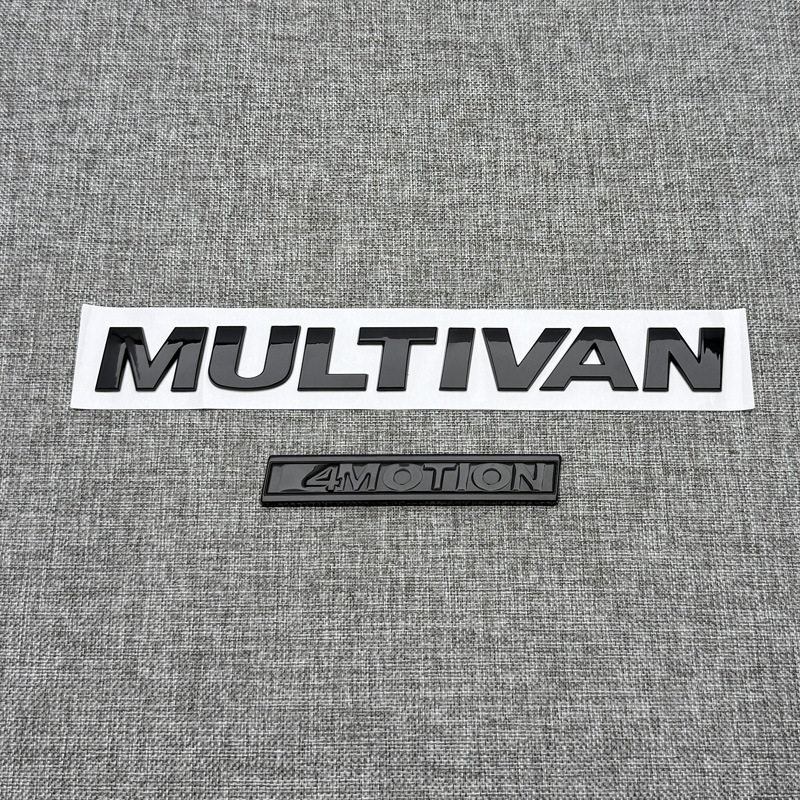Suitable for Volkswagen Multivan Metway T5 Black Logo Kailuwei T6 Mid-Grid Tail Logo Modified Black Car Logo