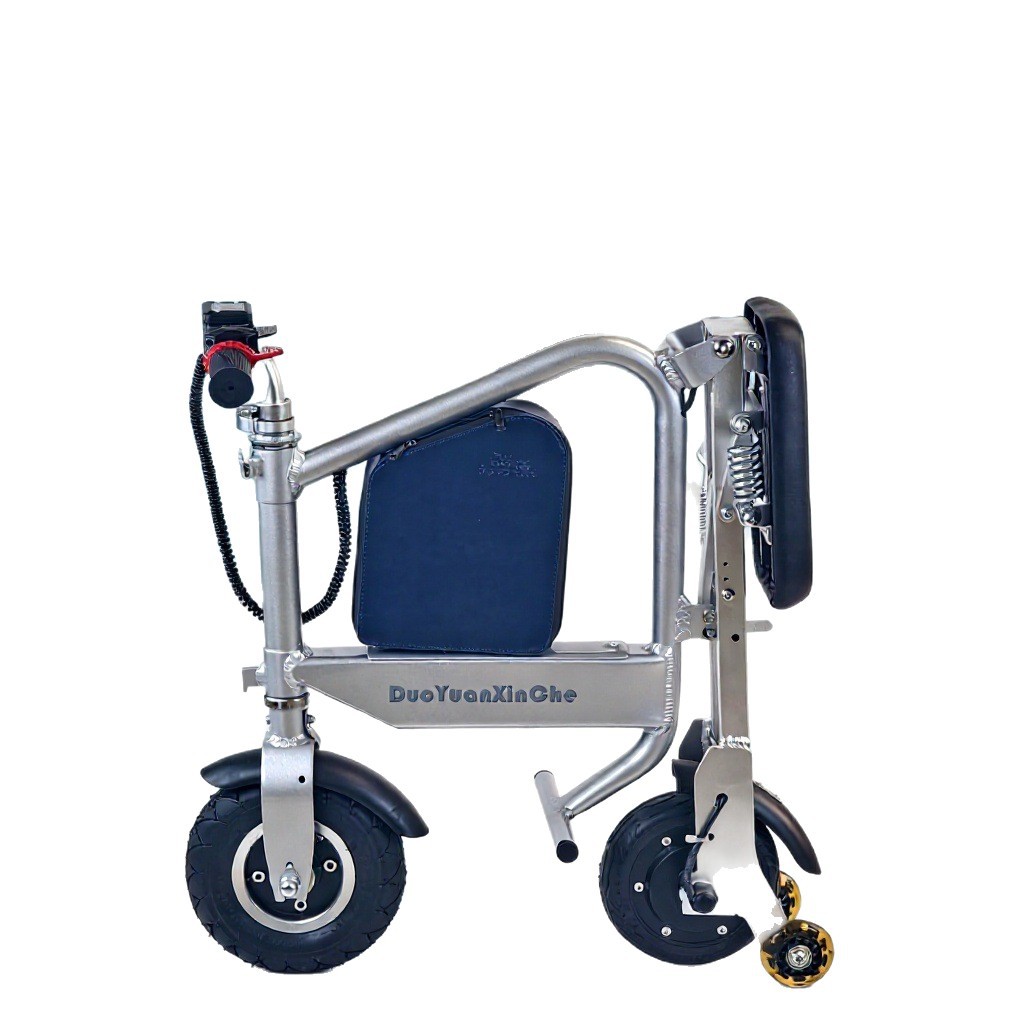 Small foldable electric suitcase for cycling