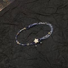 繁星点点满天星显白手链手工编织幸运星手绳精致时尚女友闺蜜礼物