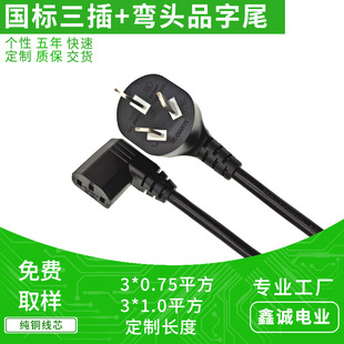 10A�������域����AC�Դ�� 3*0.75ƽ�� С�ߴ���C13Ʒ��β늾�