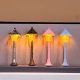 Retro street lamp model small ornaments European-style roadside decoration creative landscaping accessories two-color display lamp