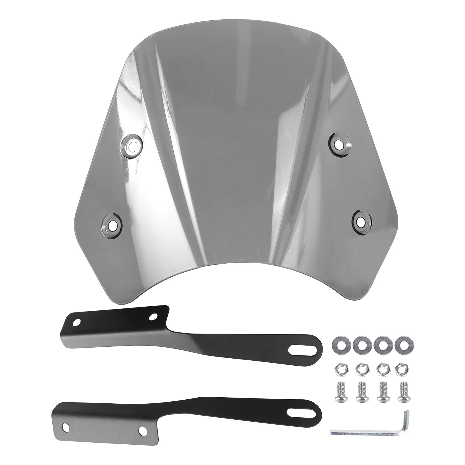 Motorcycle Retro Modification 5-7inch Universal Headlight Headlight Retro Windshield Windproof Wind Deflector