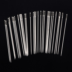 New household large eye needle hand sewing needle hand embroidery needle sewing needle large hole needle elderly needle sewing quilt needle steel needle