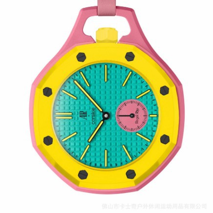 AP Cross-Border Co-Brand Reloj de bolsillo nuevo reloj de cuarzo de dopamina ligero resistente al agua de moda simple reloj unidireccional