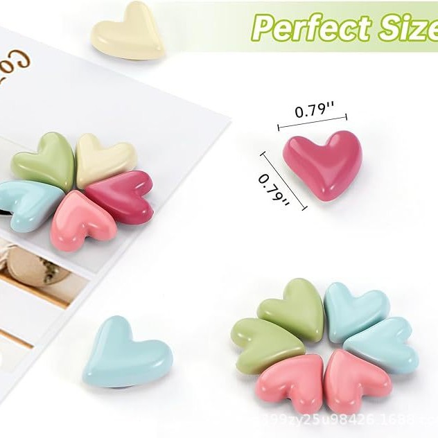 Creatividad transfronteriza galvanoplastia amor refrigerador pegatinas retro color tablero de mensajes de imán de absorción decoración venta directa de fábrica