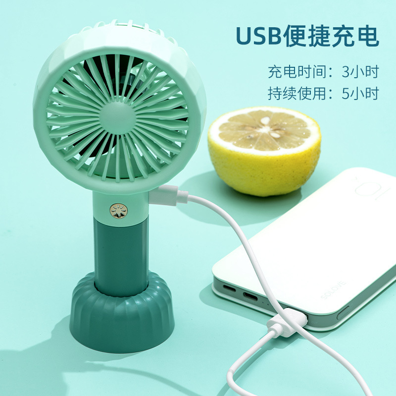 天虹の新型の小さい扇風機のusb充電の扇風機のリチウム電池は色のミニ夏にぶつかって小さい扇風機を持って代行します。|undefined