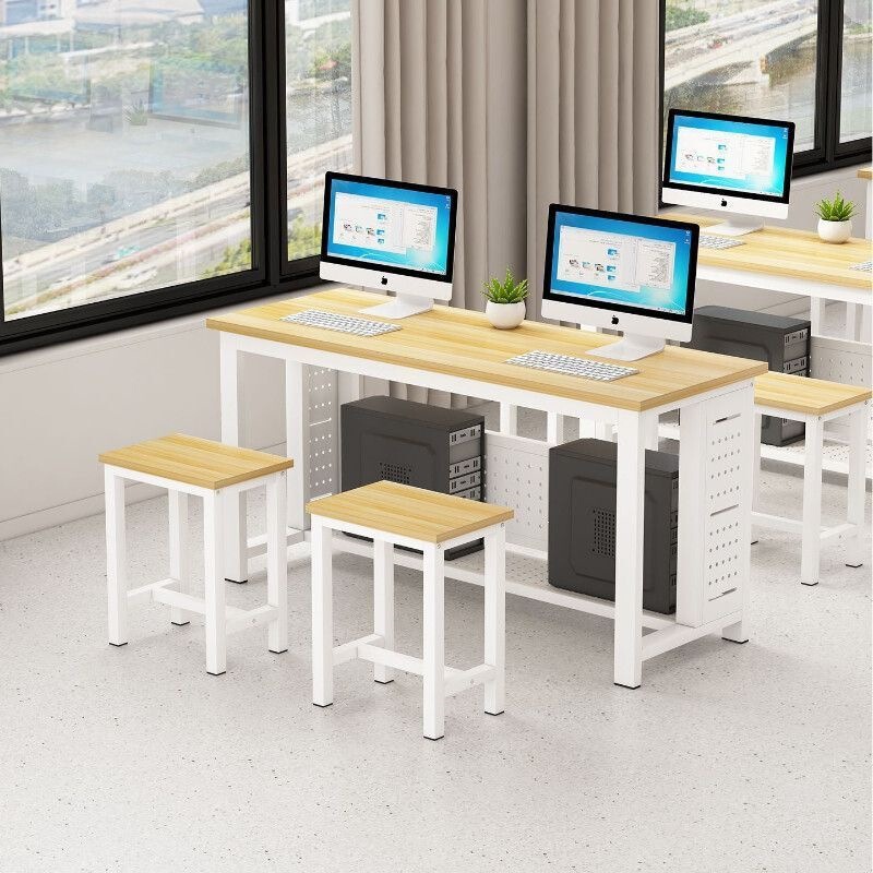 Computer desks and chairs for programming institutions, school training rooms, computer rooms, single and double voice desks for microcomputer rooms Computer desks and chairs for programming institutions, school training rooms, computer rooms, single and double voice desks for microcomputer rooms