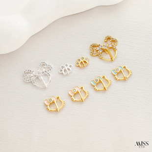 �߱�ɫ�~�18K�����y��ʯ�����Y؈צ�펧��diy���K��朿����