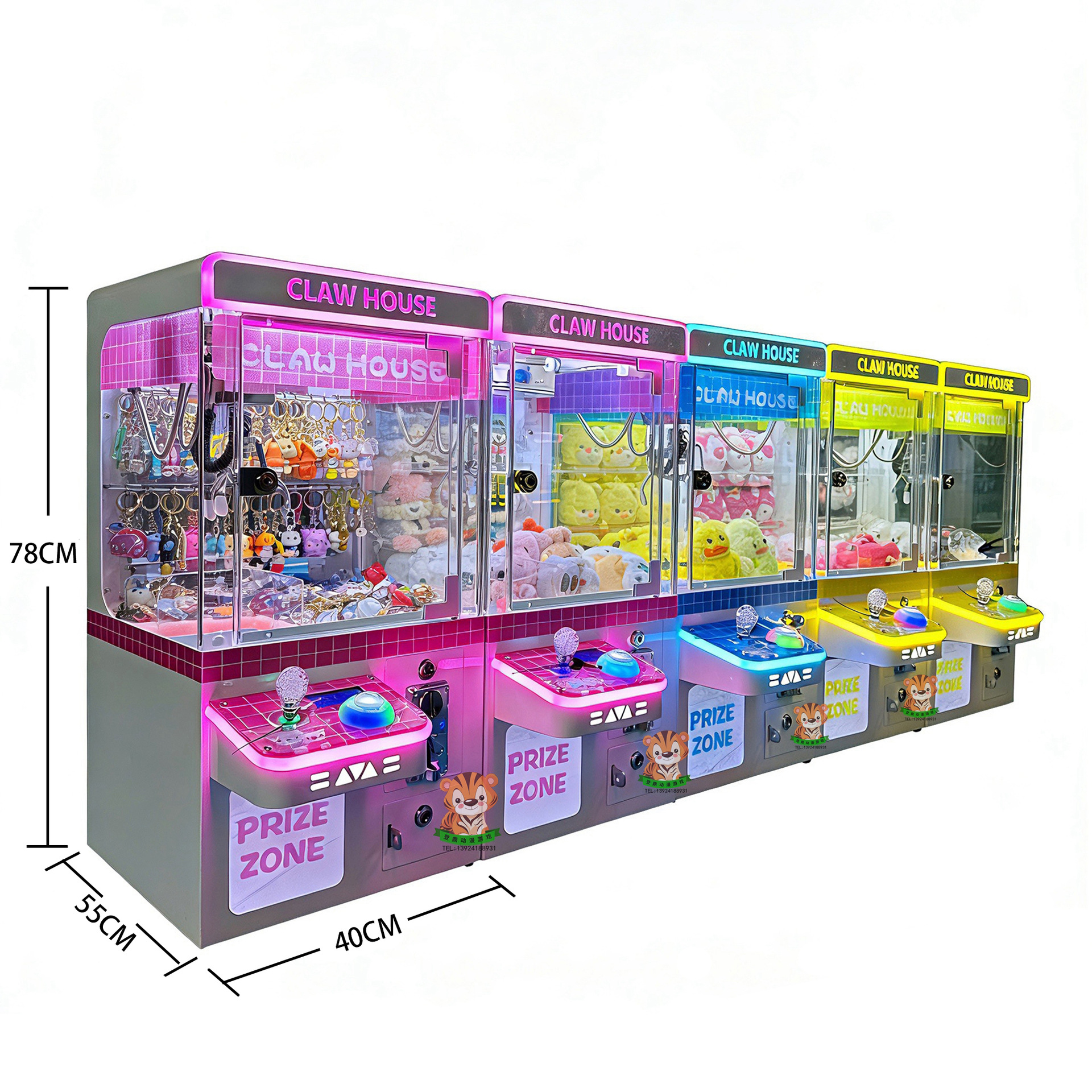 Europa, Estados Unidos, Japón y Corea del Sur exportación transfronteriza de una persona mini máquina de muñecas pequeñas 4 personas máquina de muñecas boutique moneda billetes comerciales