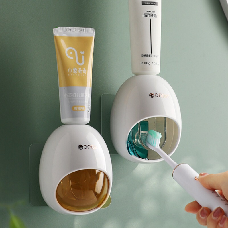 Automatic Toothpaste Dispenser, Wall-Mounted Toothpaste Holder, Home Use, No-Drill Toothpaste Squeezer, Wholesale Automatic Toothpaste Dispenser, Wall-Mounted Toothpaste Holder, Home Use, No-Drill Toothpaste Squeezer, Wholesale
