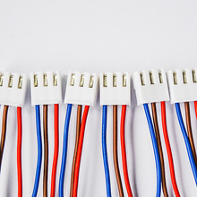 2.54端子線高溫硅膠線電子連接led照明線材工廠玩具充電彩色線束
