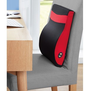 Office electric massage vibration lumbar support kneading pillow car massage backrest sponge vibration backrest
